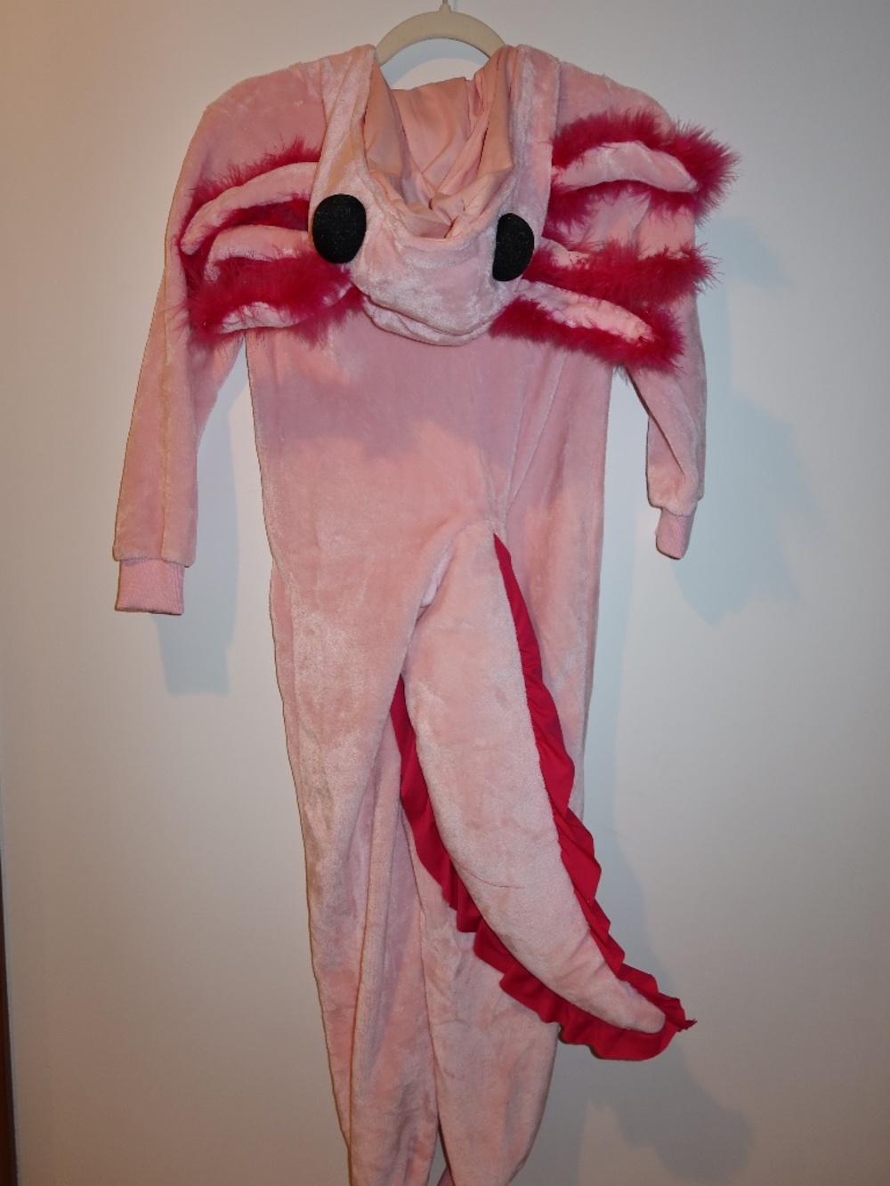 Axolotl Halloween Costume Youth Kids Size 12